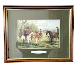 Jakt motiv, 4 inramade tryck, England