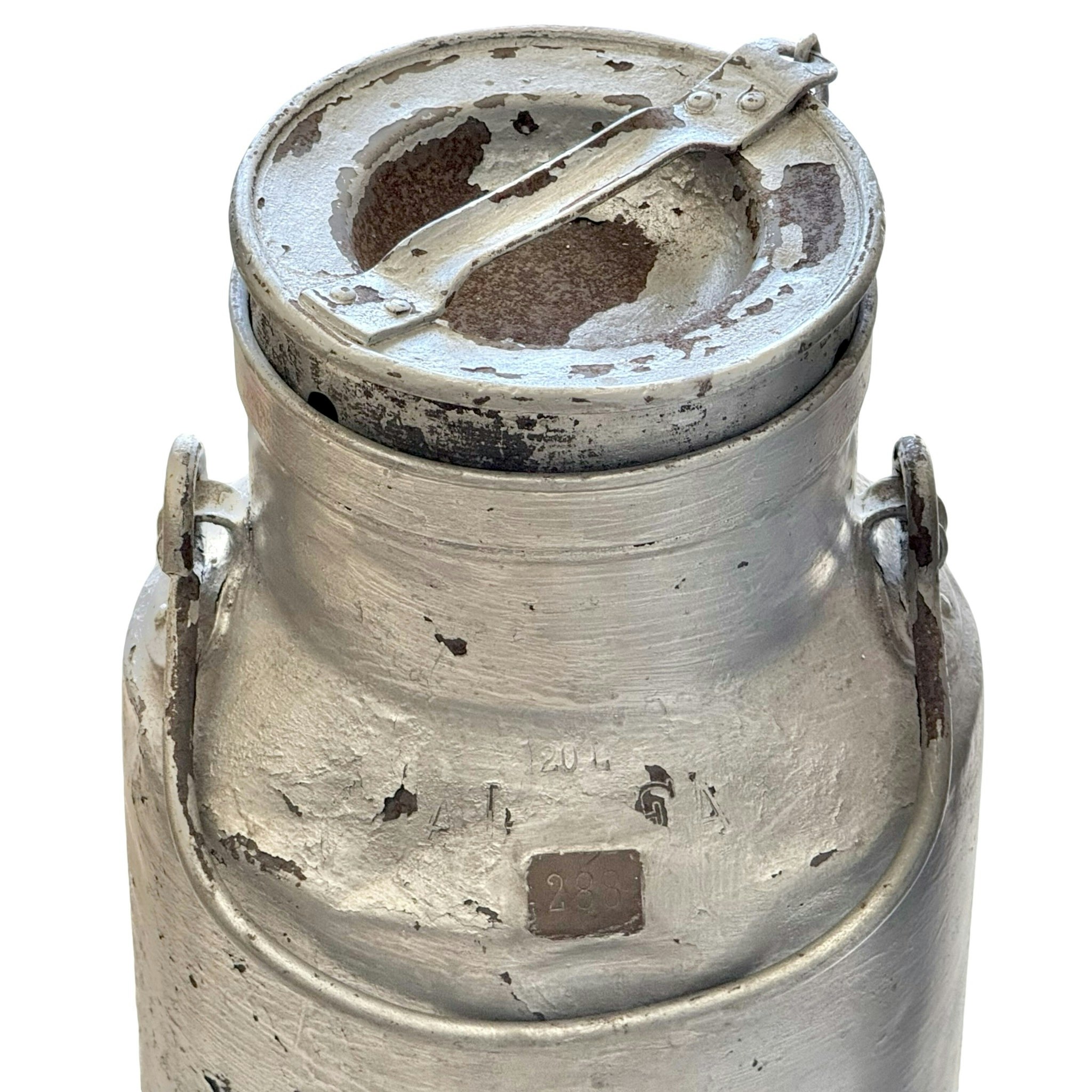Äldre 20 liter Mjölkkruka 288, metal, Sverige