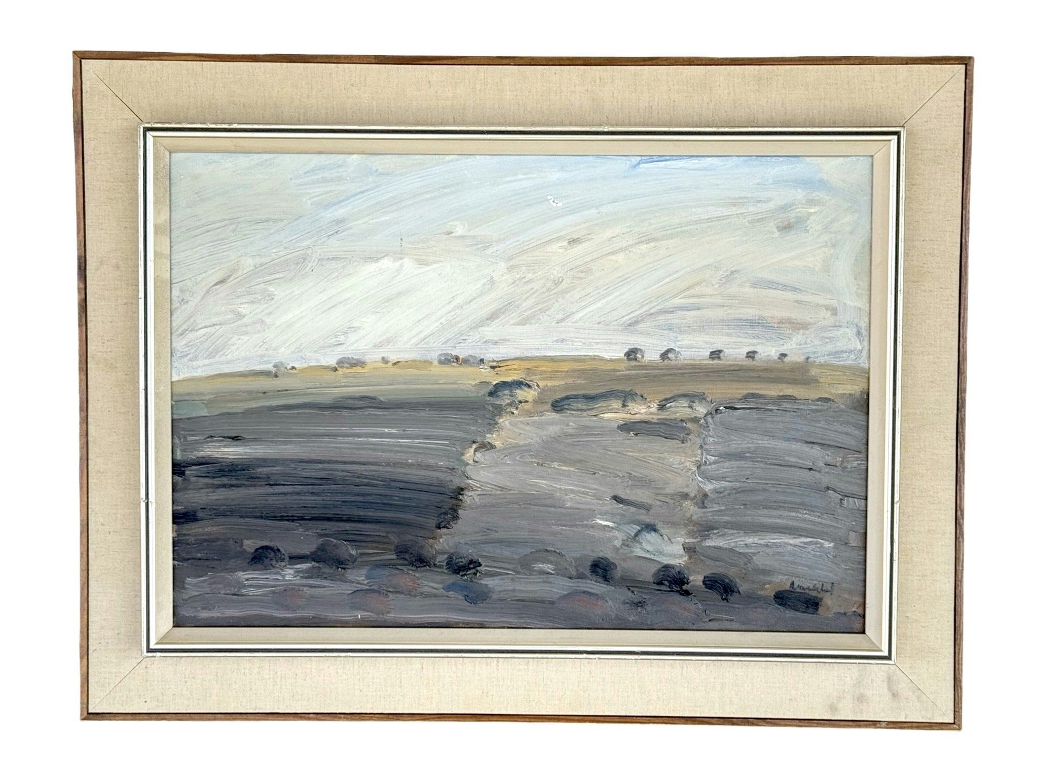 Sven Erik Markhed (1925-1996). Oljemålning på duk, Signerad