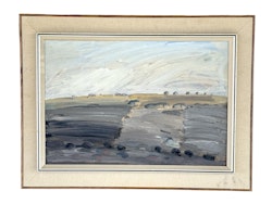 Sven Erik Markhed (1925-1996). Obraz olejny na płótnie, sygnowany
