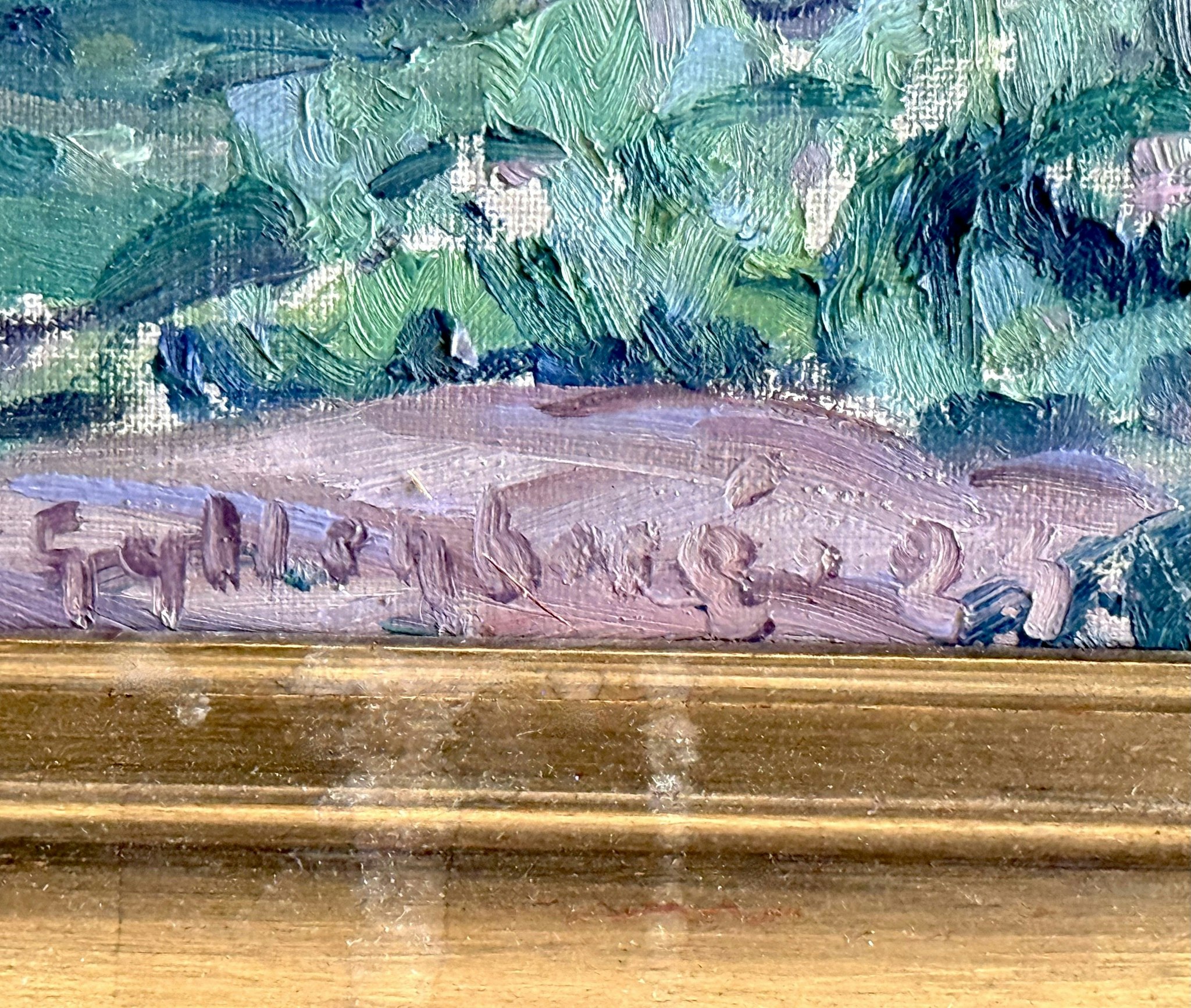Ossian Gyllenberg (Sverige, 1884-1943). Oljemålning på duk, Signerad