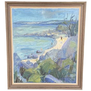 Svend Nielsen (Dania, 1908-1993) Obraz olejny na płótnie, sygnowany