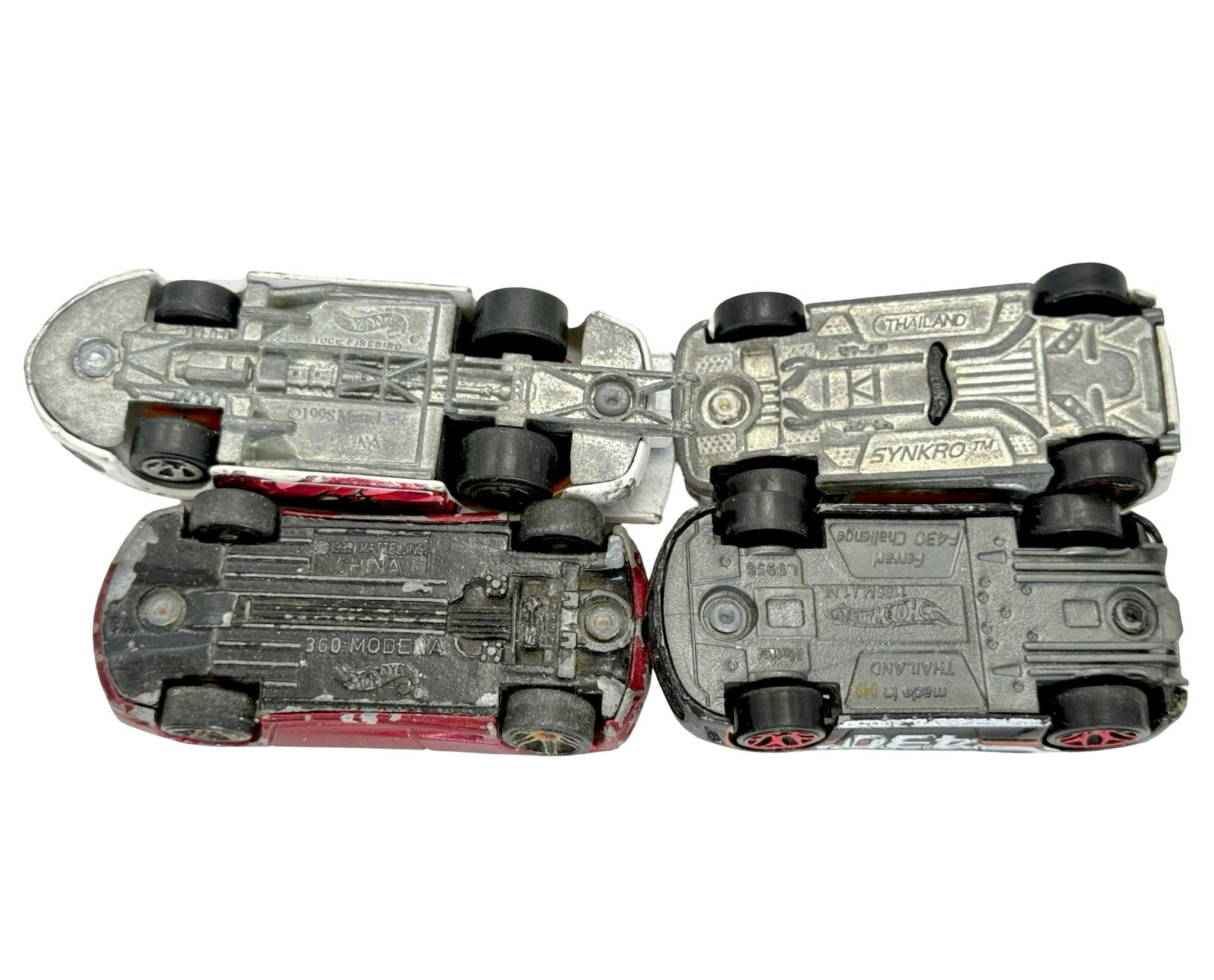 4 st, Hot Wheels- leksaksbilar samlarbilar