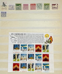 Album Svenska frimärke.