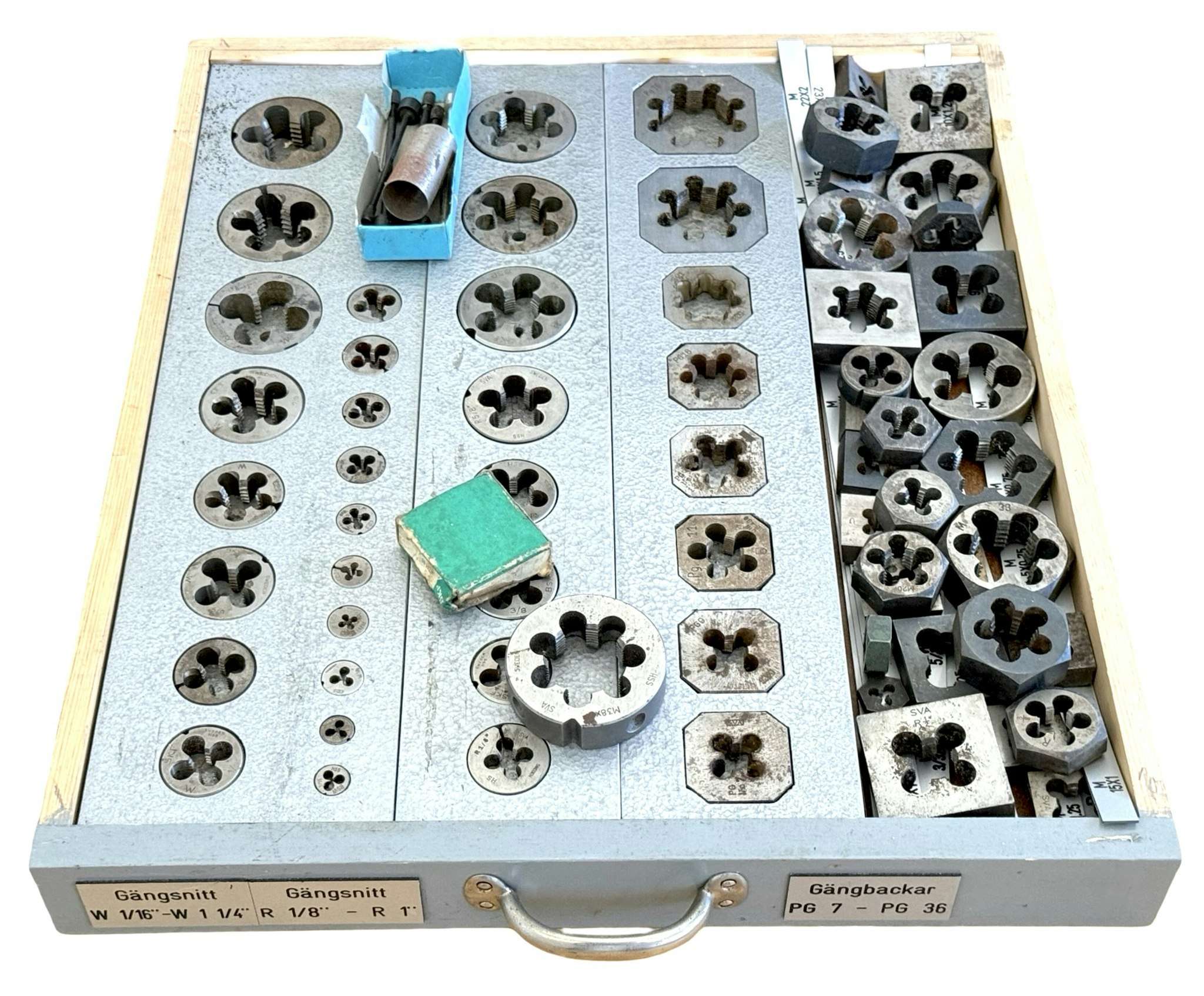 Ca 300 st, Gängsnitt HSS, CEJ, SVA, SKF m.m.