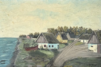 Niezidentyfikowany artysta, Obraz olejny na desce, sygnowany