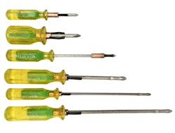 6 st, Skruvmejsel, Upson tools Lok-Blok Hold -E-ZEE PS-7, USA