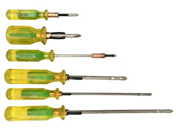 6 st, Skruvmejsel, Upson tools Lok-Blok Hold -E-ZEE PS-7, USA