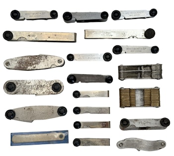20 st, Limit mätverktyg / Bladmått / spaltmått / Gängmätare / Radiemätare