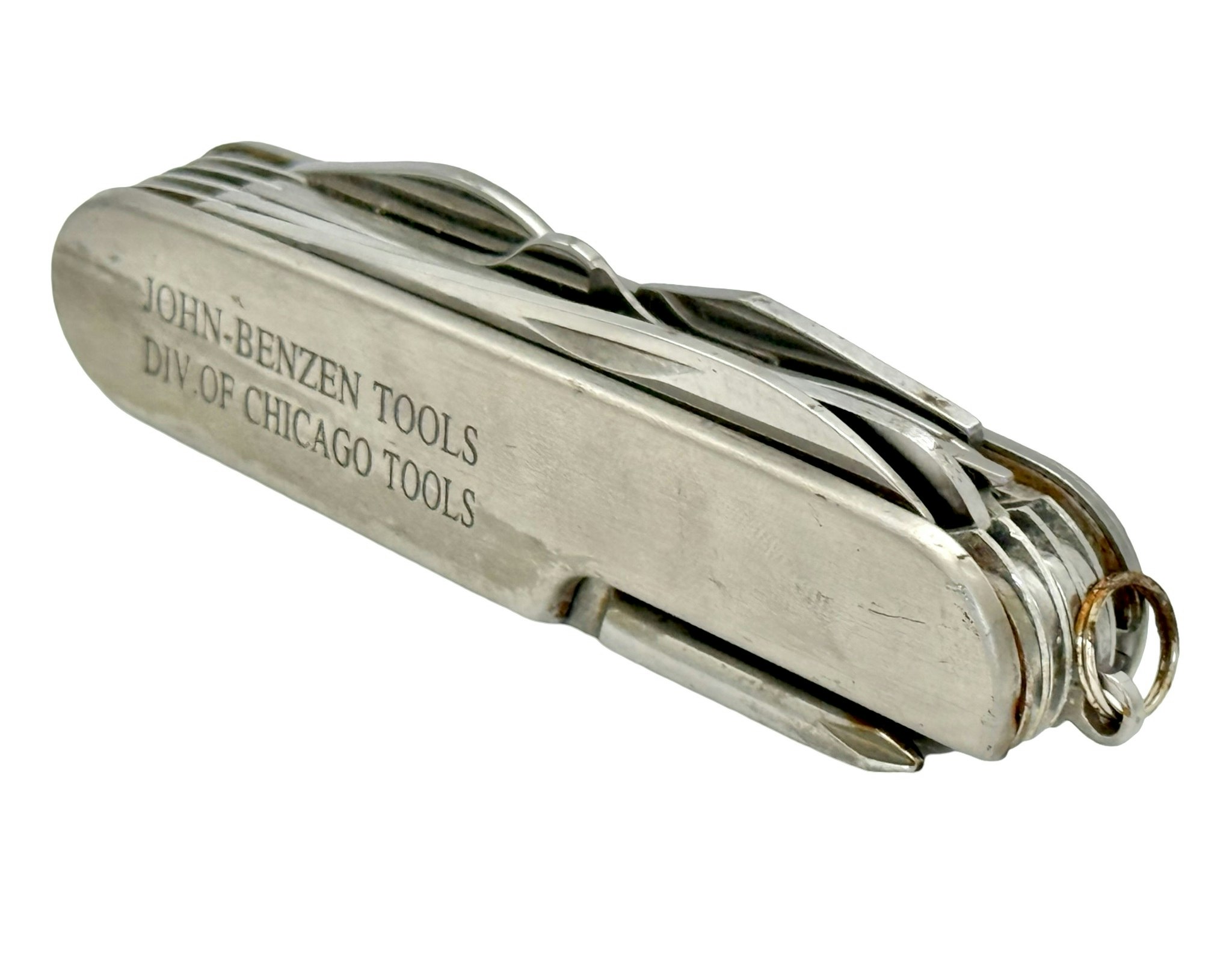 JOHN BENZEN TOOLS, Hopfällbar multifunktionell fickkniv