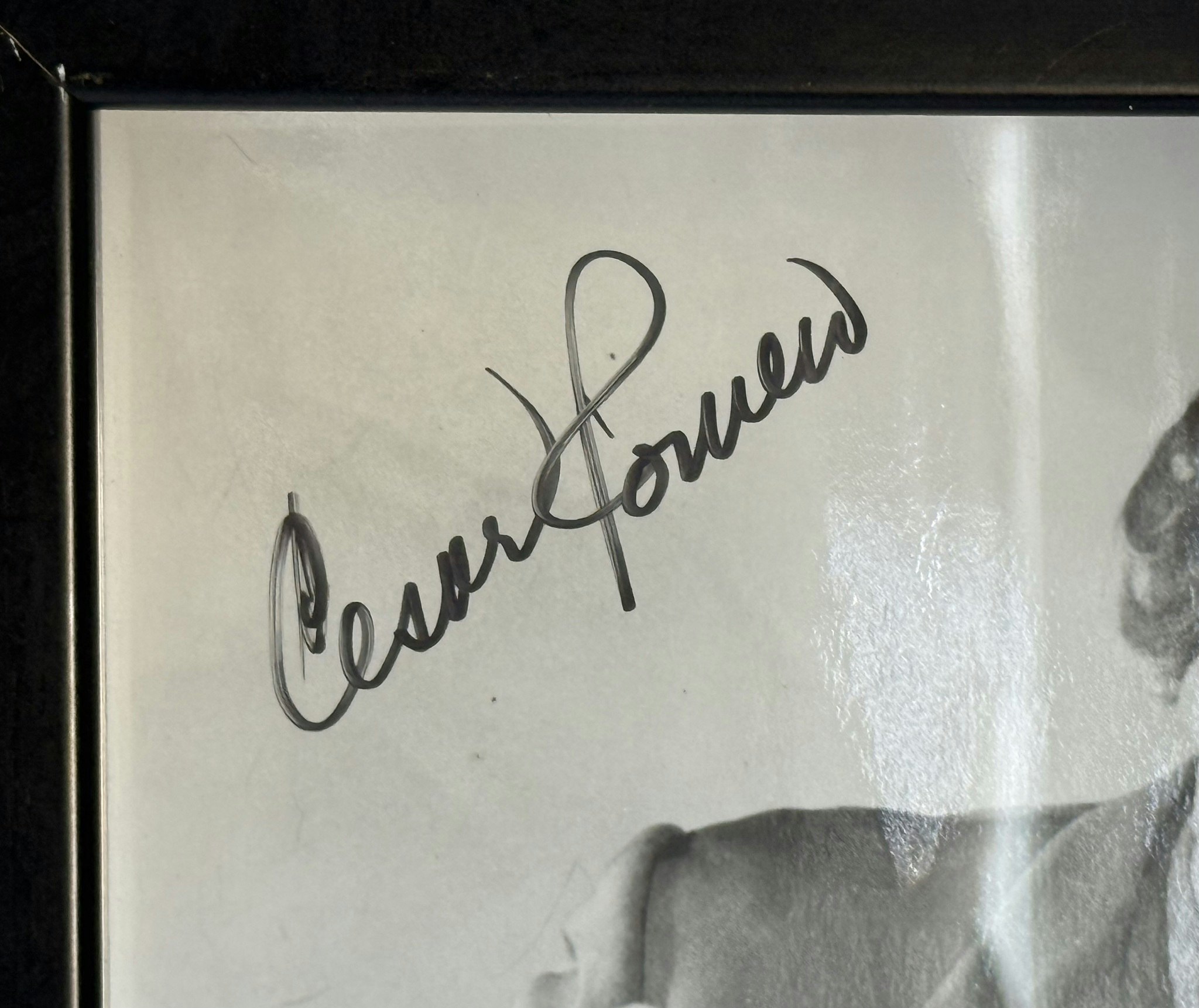 CESAR ROMERO AUTOGRAFER "JOKER" FOTO