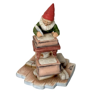 JENNY NYSTRÖM. Figurin, skrivande tomte