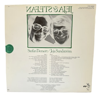Jeja & Stefan, Jeja Sundström & Stefan Demert, LP Vinyl, Oanvänt