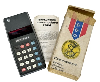 Vintage Commodore 796 M, Elektronisk kalkylator, 1976 England