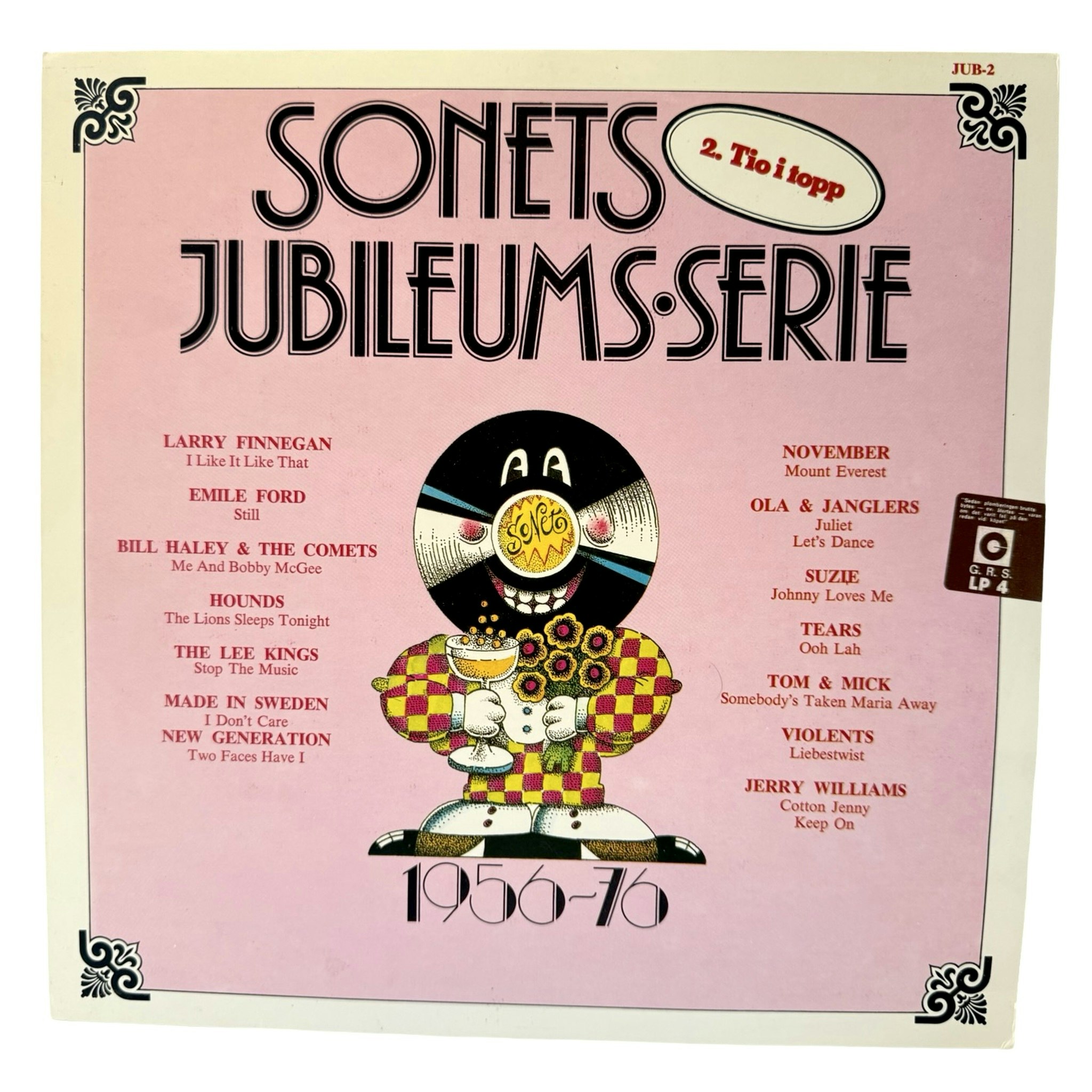 Sonets Jubileums-serie, 2. Tio i topp, LP Vinyl, Oanvänt