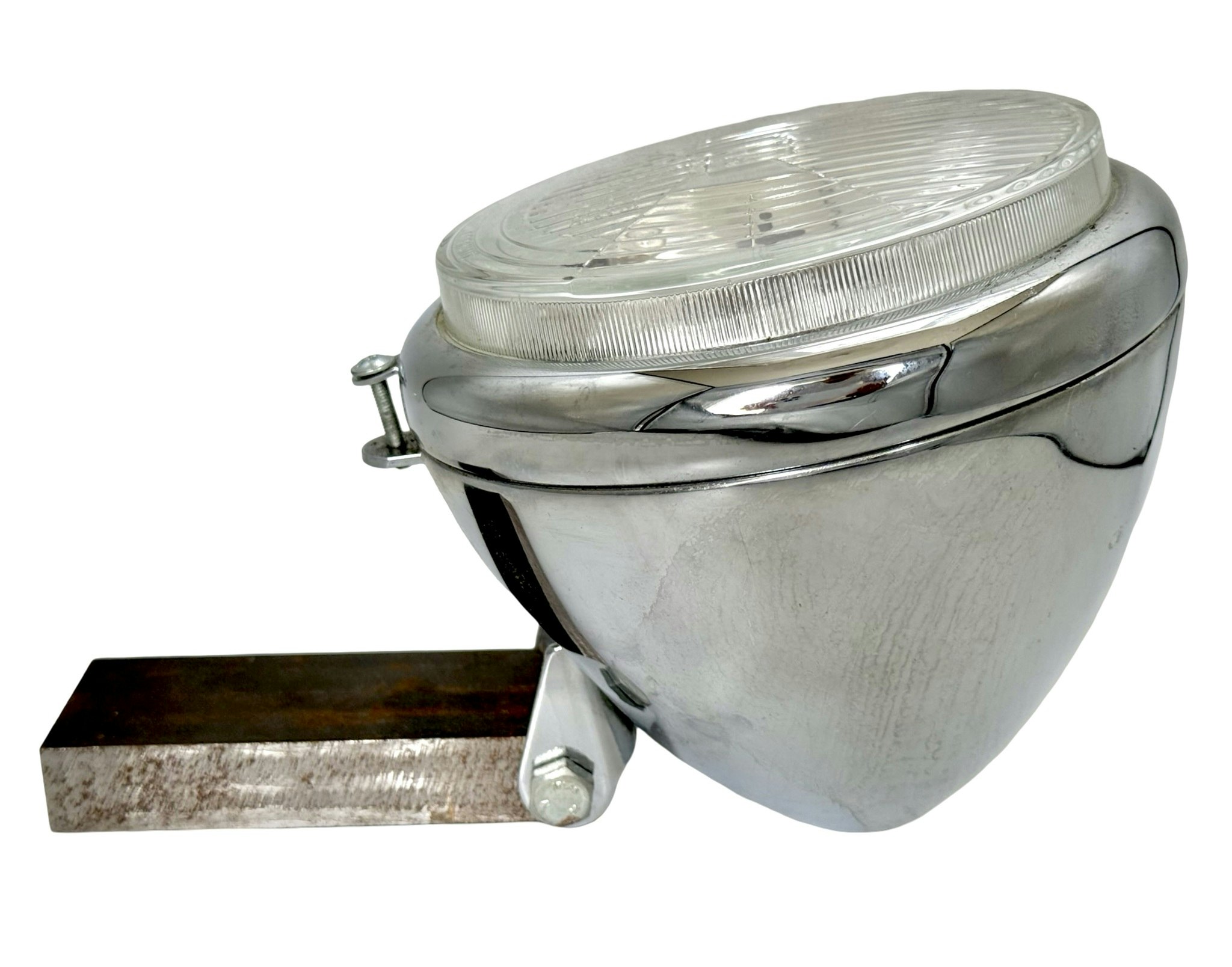 Hella, Strålkastare H4, rund/krom 12,5 cm