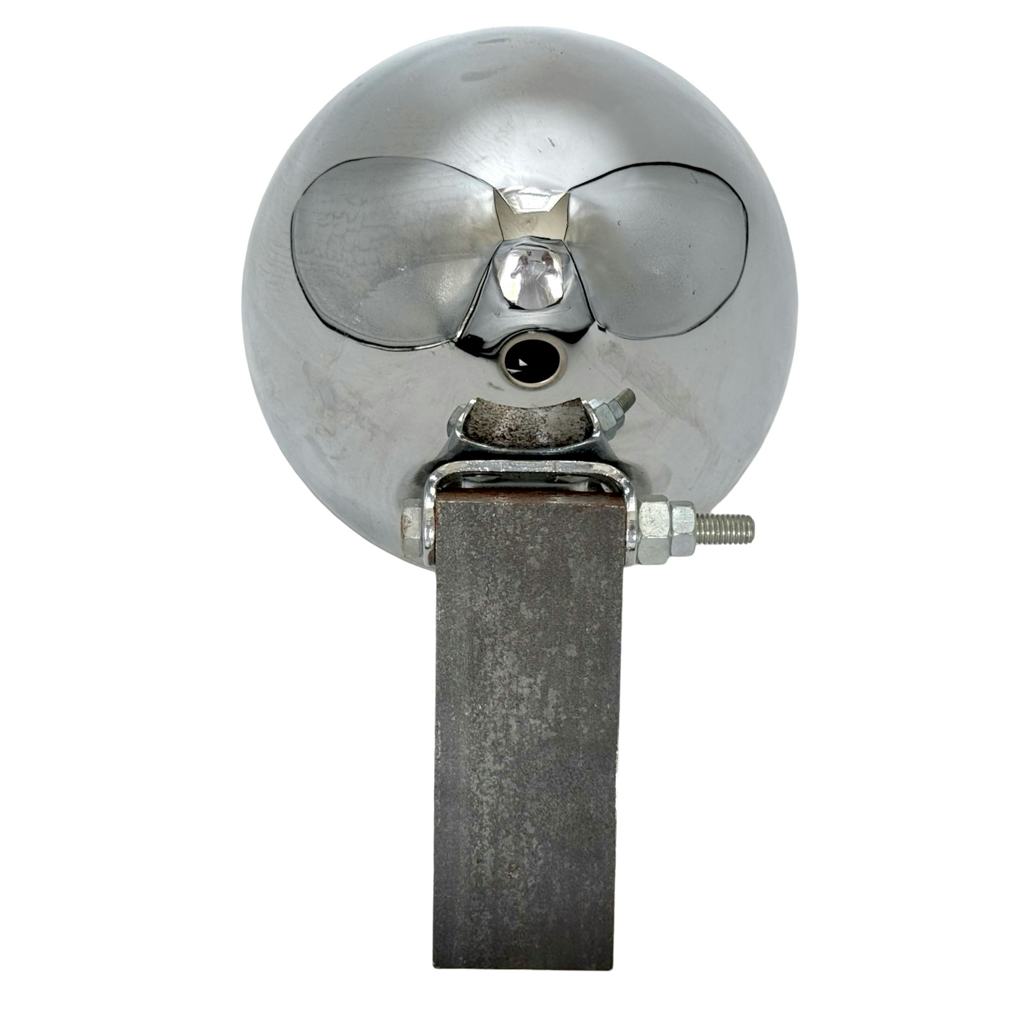 Hella, Strålkastare H4, rund/krom 12,5 cm