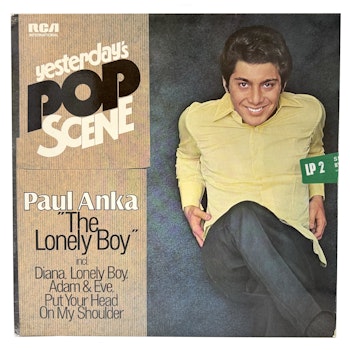 Paul Anka The Lonely Boy. Yesterday´s pop scene, LP Vinyl, Oanvänt