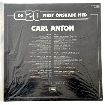 Carl Anton Axelsson – De 20 Mest Önskade Med Carl Anton, LP Vinyl