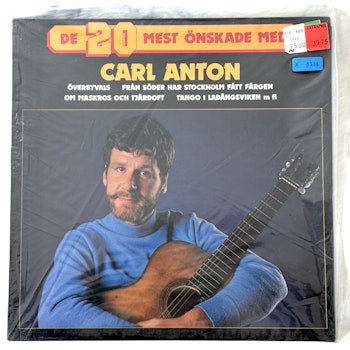 Carl Anton Axelsson – De 20 Mest Önskade Med Carl Anton, LP Vinyl
