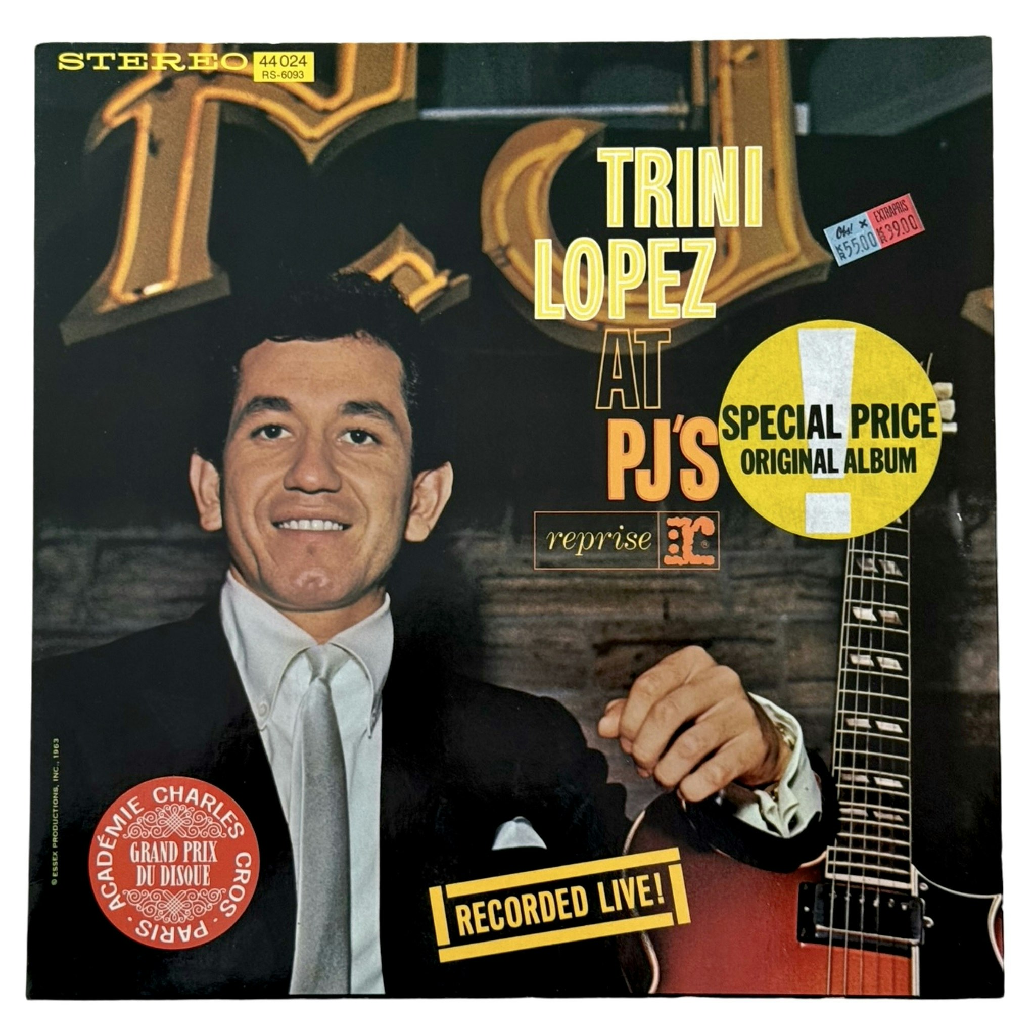 Trini Lopez – Trini Lopez At PJ's, LP Vinyl