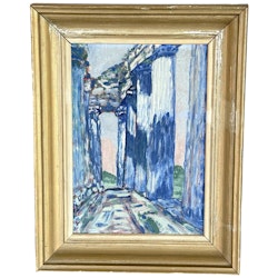 Artiste non identifié, Huile sur panneau