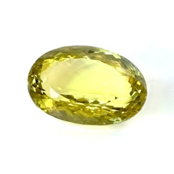 32.35 Karat naturlig obehandlad Citrin med certifikat