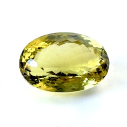 32.35 Karat naturlig obehandlad Citrin med certifikat