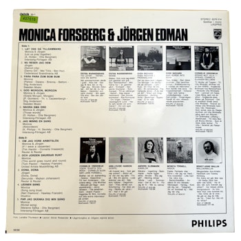 Monica Forsberg & Jörgen Edman – Låt Oss Gå Tillsammans, LP Vinyl