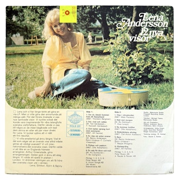 Lena Andersson – 12 Nya Visor, LP Vinyl, Oanvänt