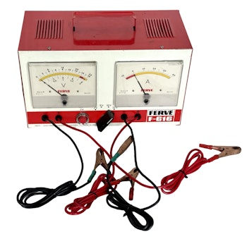 Batteritestare FERVE F-616 Amper och voltmeter