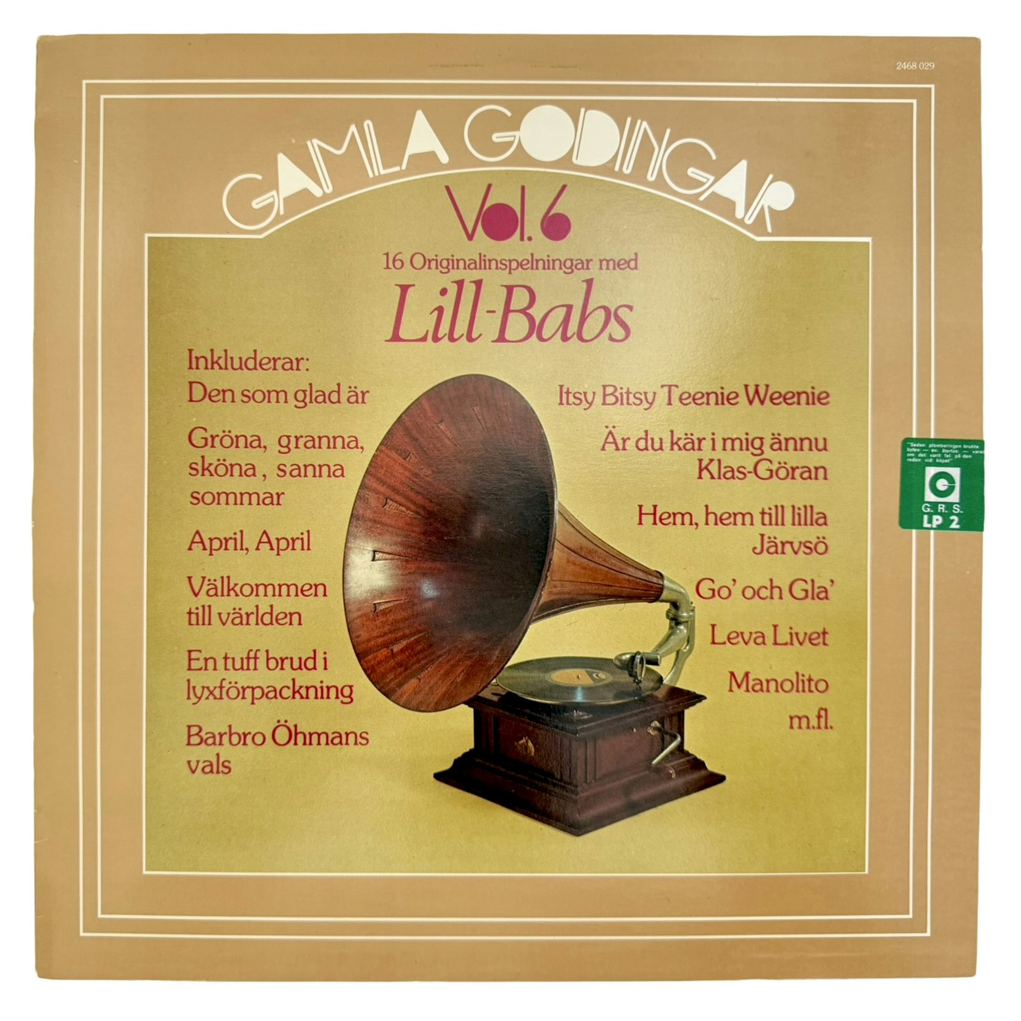 Lill-Babs – Gamla Godingar Vol. 6, LP Vinyl