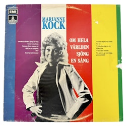 Marianne Kock - Om hela världen sjöng en sång, LP Vinyl