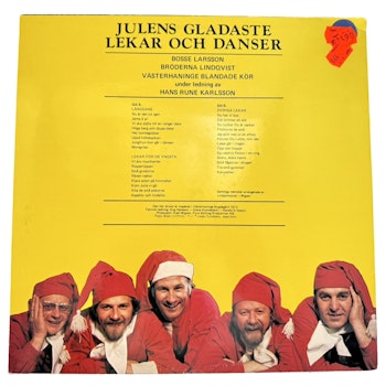 Bosse Larsson Och Bröderna Lindqvist - Hej Tomtegubbar, LP Vinyl