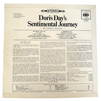 Doris Day – Doris Day's Sentimental Journey, LP Vinyl