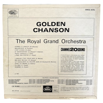 The Royal Grand Orchestra – Golden Chanson, LP Vinyl