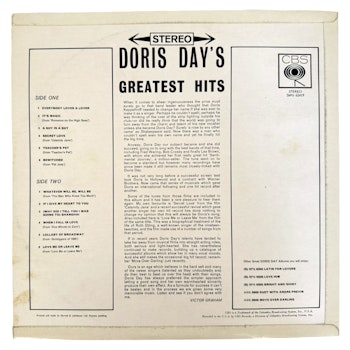 Doris Day - Greatest Hits, LP Vinyl
