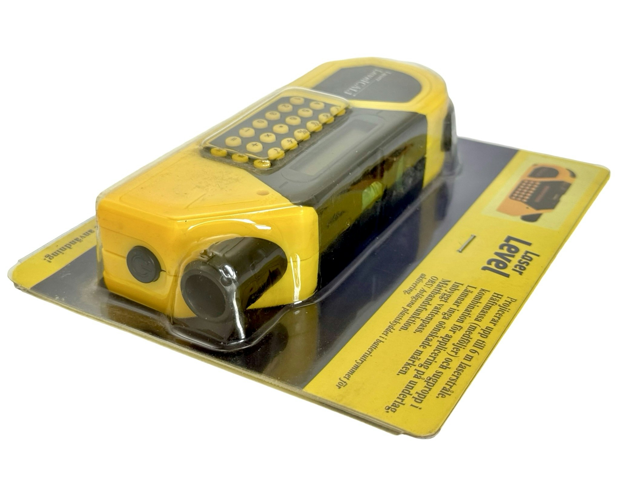 Laser Level CAL1, 3 i 1 lasermåttband lasermätare och integrerade vattenpass, Oanvänt