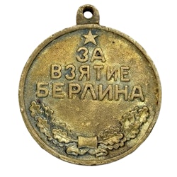 Sovjetisk medalj för erövringen av Berlin 2 maj 1945. USSR