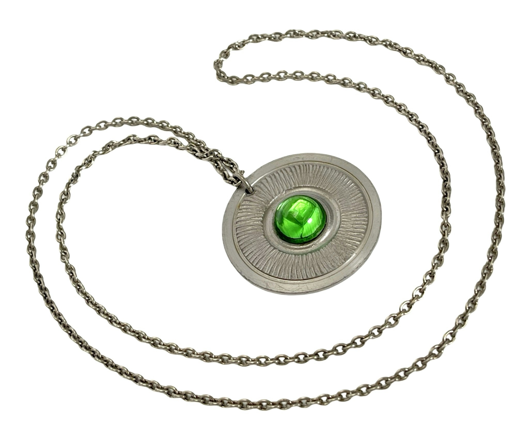 Vintage Halsband med hänge i tenn
