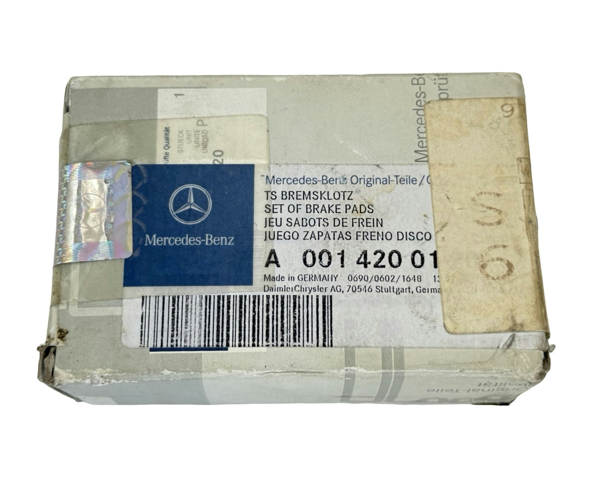 Mercedes-Benz TS Bromsbeläggssats A 001 420 01 20