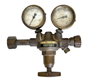Vintage AGA Oxygen Regulator TMO-540 Gassvetsutrustning