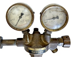 Vintage AGA Oxygen Regulator TMO-540 Gassvetsutrustning