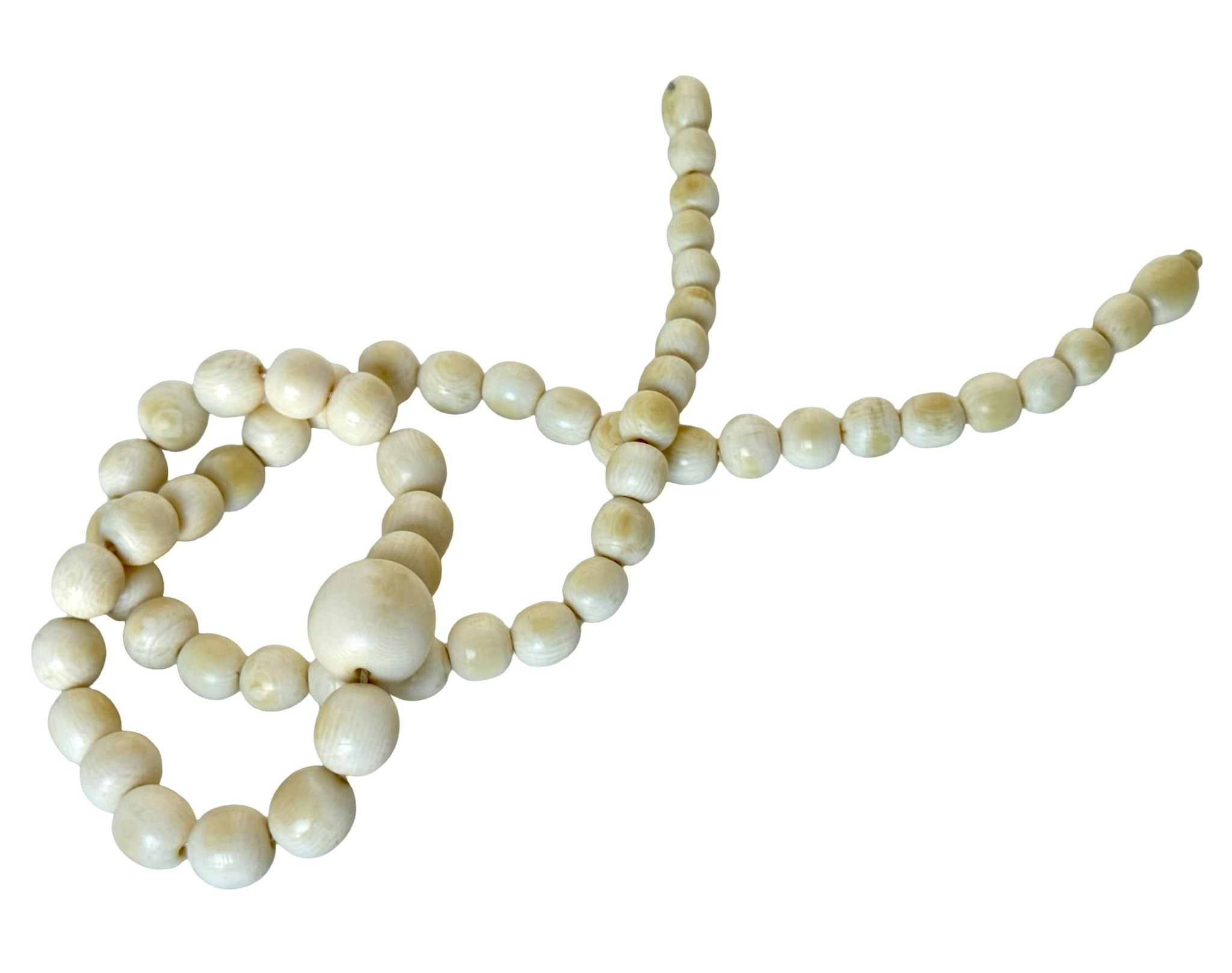 Antik halsband av elfenben, 1800-talet