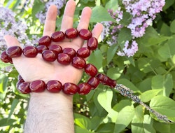 Antik Faturan Radband, Ottomansk Sikma, 27 pärlor, 250 g
