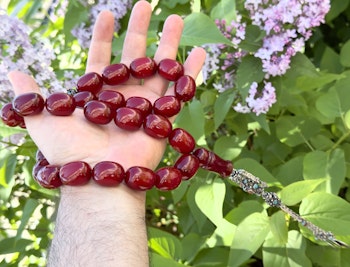 Antik Faturan Radband, Ottomansk Sikma, 27 pärlor, 250 g