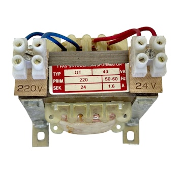 1-Fas Skyddstransformator 220v, 24v