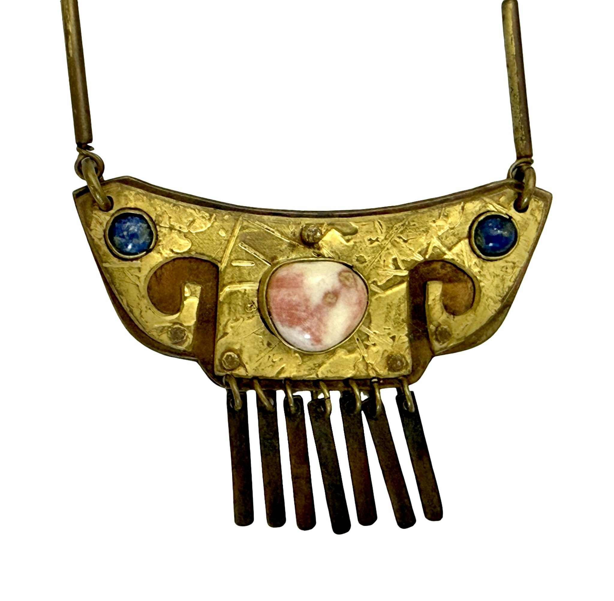 Jaun Reyes, Vintage Brutalistiskt halsband, konstverk, Mexiko