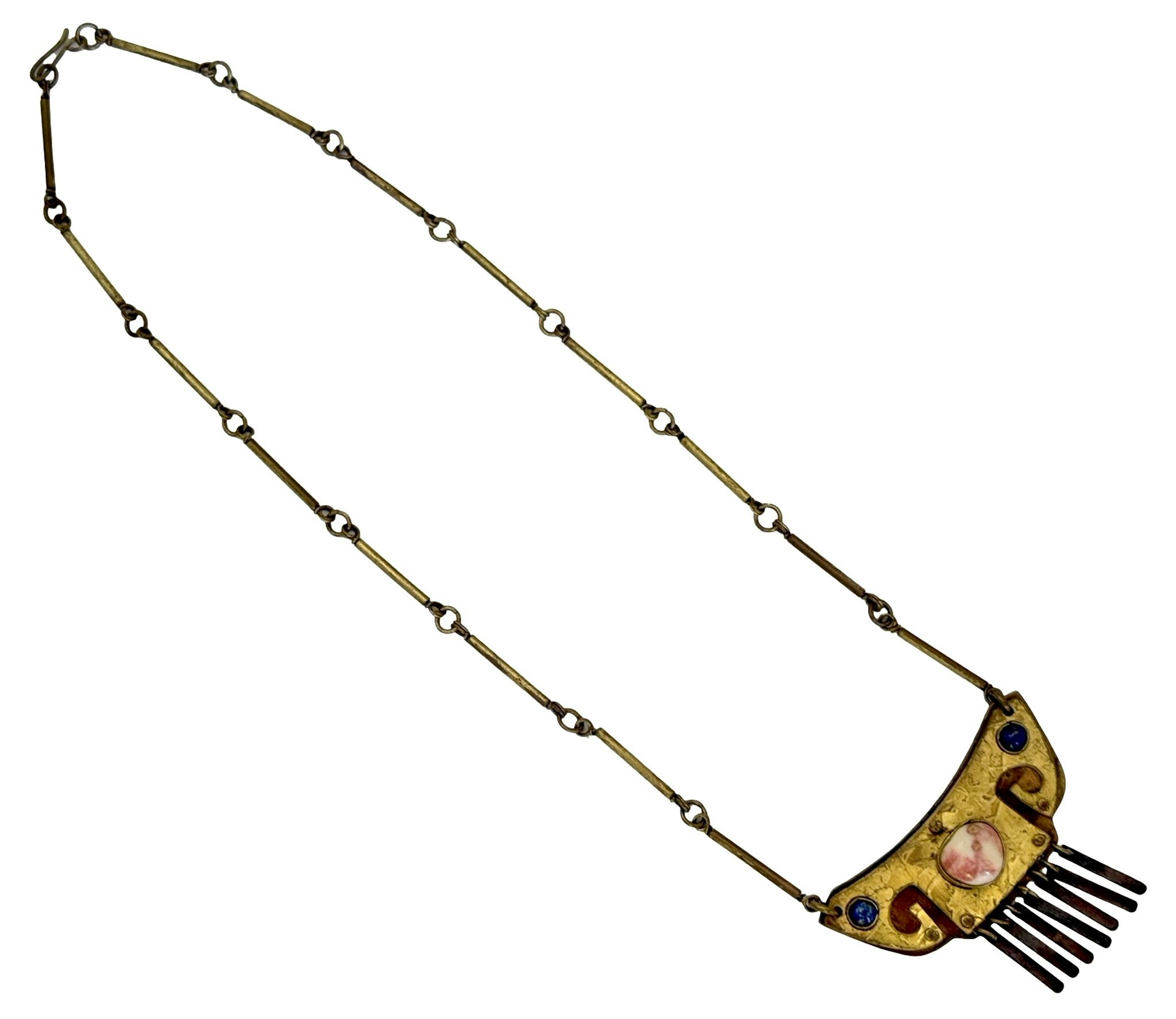 Jaun Reyes, Vintage Brutalistiskt halsband, konstverk, Mexiko