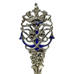 Cucchiaio commemorativo A. Michelsen del 24 maggio 1935 in argento sterling, Danimarca